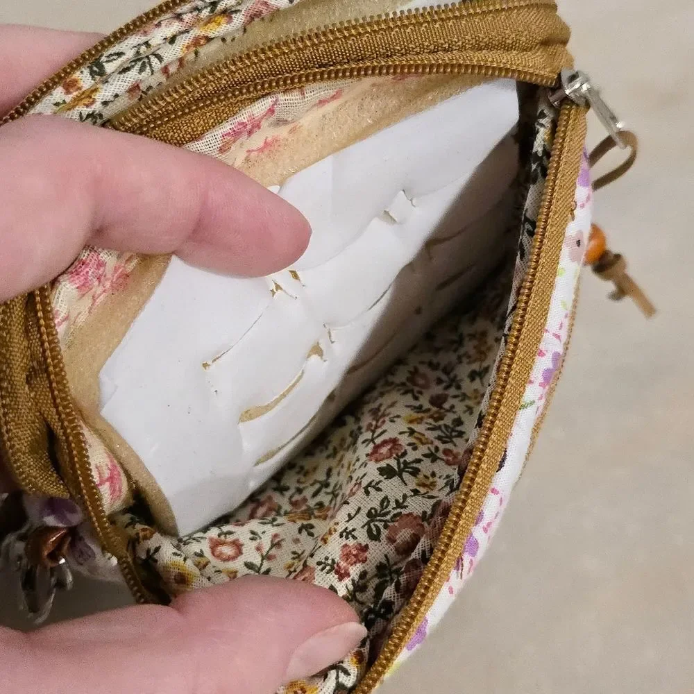 Jewelry Mini Travel Organizer In Floral Fabric by Qiao jia ren